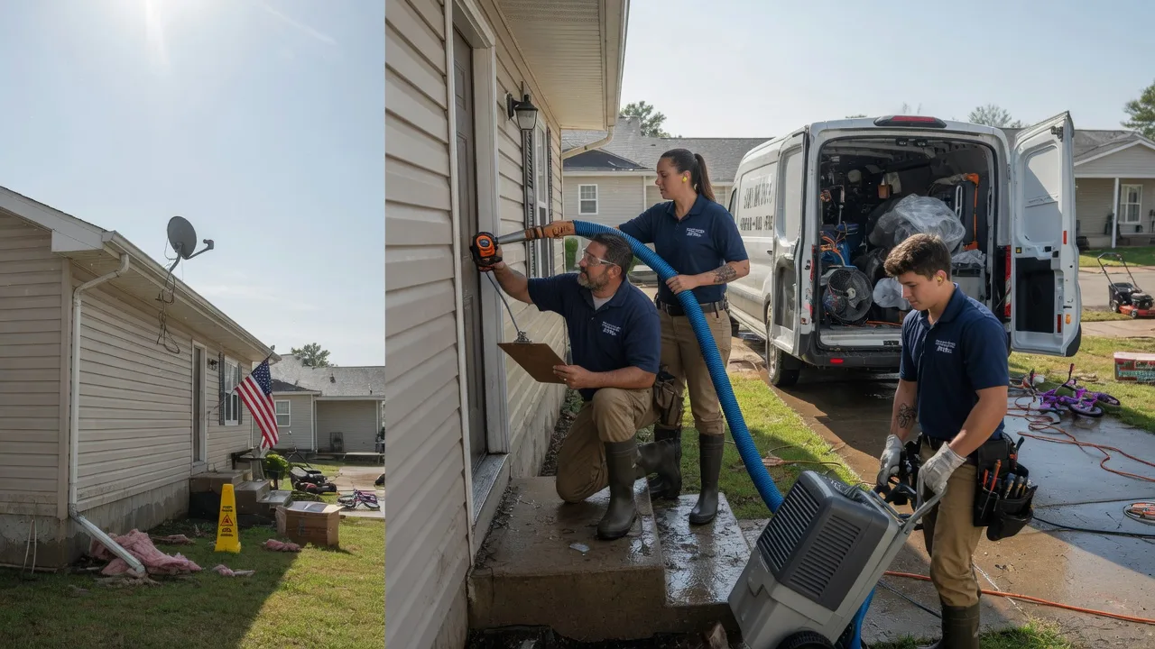Ceiling Water Damage Restoration in Raymond, KS near me
